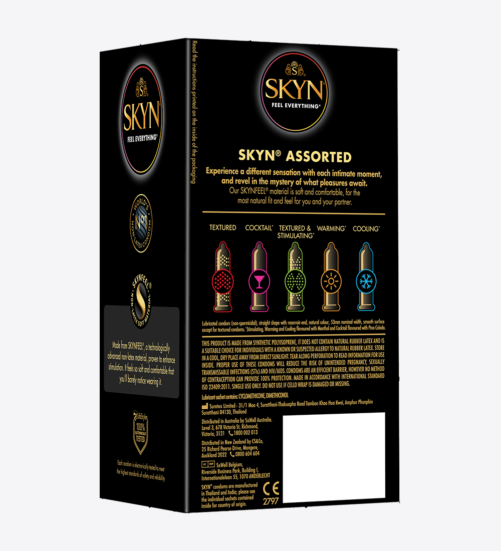 SKYN® Assorted Condoms 60 + Natural Harmony Gel 80ml
