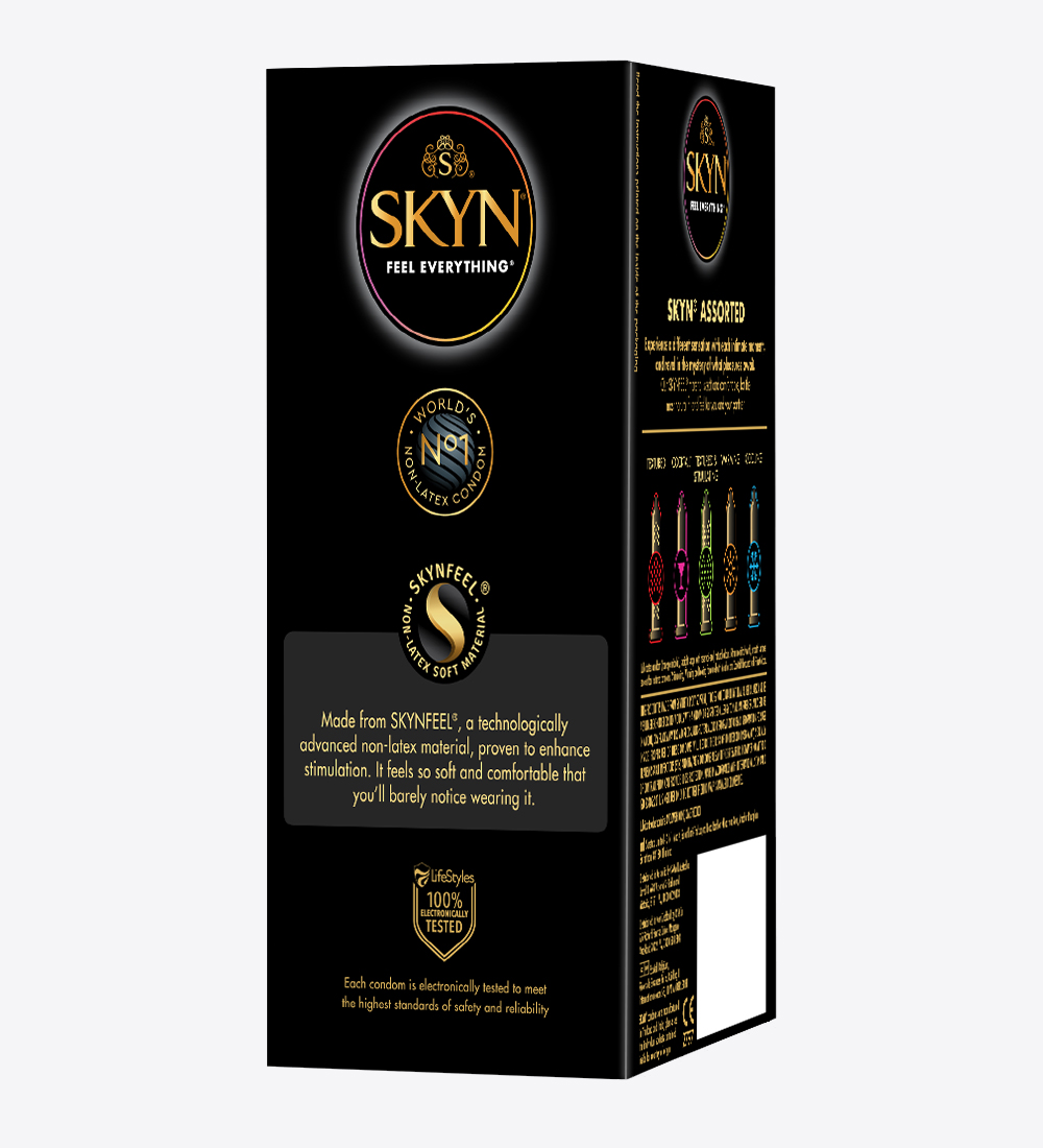 SKYN Condom Assorted 60 + Natural Harmony Gel 80ml