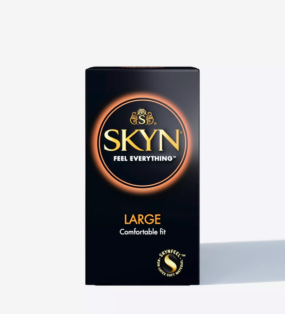 SKYN® Large Non Latex Condoms pack of 60 + FREE SKYN® Natural Harmony Gel 80ml