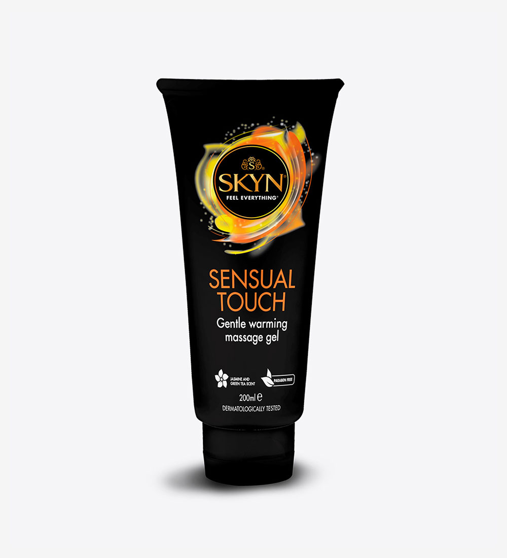 SKYN® Sensual Touch 200ml Massage Gel 2pk + Free SKYN® Get Fresh Wipes 30pk