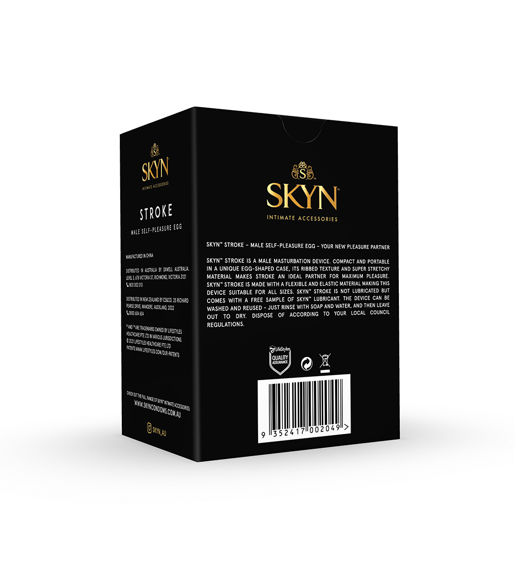 SKYN™ Stroke Male Pleasure Toy + Maximum Performance Lube 80ml