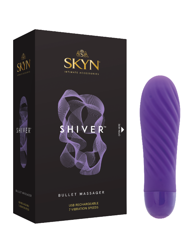 SKYN Shiver Vibrator + Natural Harmony 80ml Gel