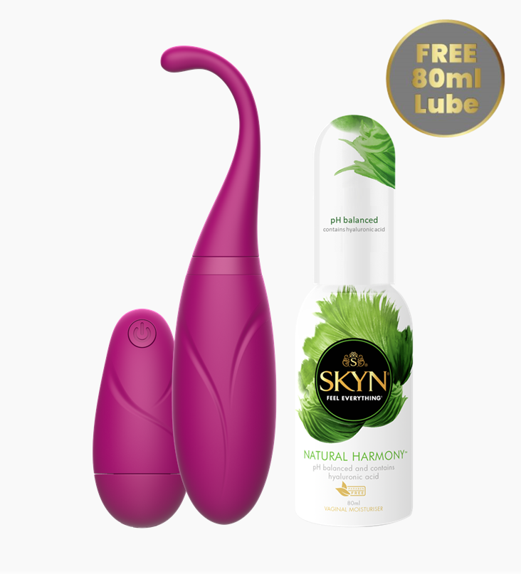 SKYN® Tingle Remote Controlled Bullet + Natural Harmony Gel 80ml
